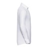 Chemise homme manches longues à chevrons, coupe ajustée, 130 g/m²