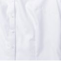 Chemise femme manches courtes à chevrons, coupe cintrée, 130 g/m²