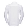 Chemise coupe moderne manches longues en coton sans repassage, 120 g/m²