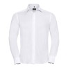 Chemise coupe moderne manches longues en coton sans repassage, 120 g/m²