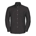 Chemise classique homme manches longues en coton sans repassage, 120 g/m²