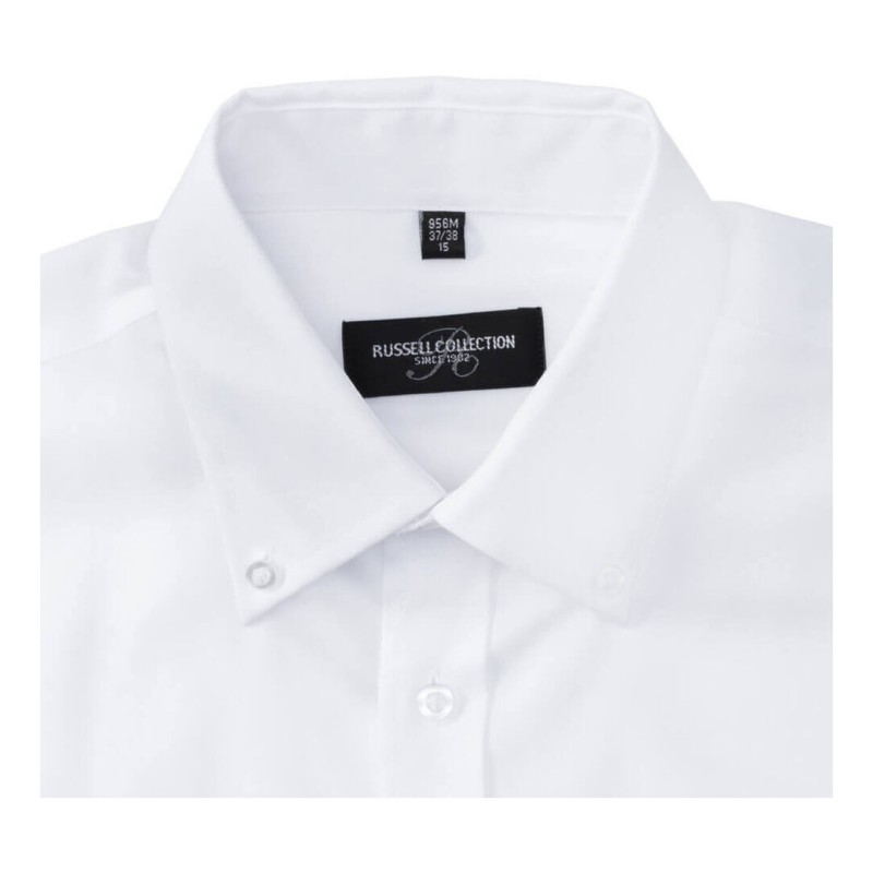 Chemise classique homme manches longues en coton sans repassage, 120 g/m²