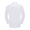 Chemise classique homme manches longues en coton sans repassage, 120 g/m²