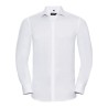 Chemise homme Ultimate stretch ajustée manches longues, 130 g/m²