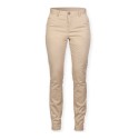 Pantalon chino stretch femme sans pince, 220 g/m²