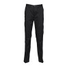 Pantalon chino homme sans pince en polycoton, 255 g/m²