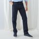 Pantalon chino homme sans pince en polycoton, 255 g/m²