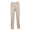 Pantalon chino femme sans pince en polycoton, 255 g/m²