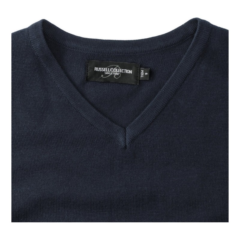 Pull-over col V sans manches, 275 g/m²