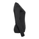 Gilet cardigan classique col V pour femme, 275 g/m²