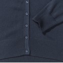 Gilet cardigan classique col V pour femme, 275 g/m²