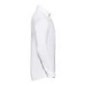 Chemise élégante Oxford cintrée et col Kent manches longues, 135 g/m²