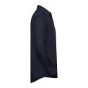 Chemise élégante Oxford cintrée et col Kent manches longues, 135 g/m²