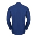 Chemise élégante Oxford cintrée et col Kent manches longues, 135 g/m²
