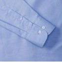 Chemise élégante Oxford cintrée et col Kent manches longues, 135 g/m²