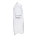 Chemisette Oxford cintrée et col Kent manches courtes, 135 g/m²