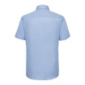 Chemisette Oxford cintrée et col Kent manches courtes, 135 g/m²