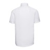 Chemise classique homme manches courtes en coton sans repassage, 120 g/m²