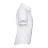 Chemise classique femme manches courtes en coton sans repassage, 120 g/m²