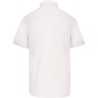 Chemise homme manches courtes, boutons ton sur ton, 110 g/m²
