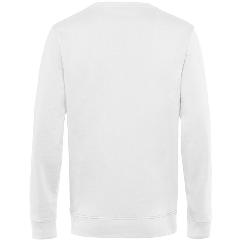 Sweat-shirt set-in homme, coton BIO et polyester recyclé, 280 g/m²