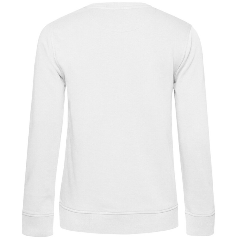 Sweat-shirt set-in femme, coton BIO et polyester recyclé, 280 g/m²