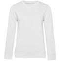 Sweat-shirt set-in femme, coton BIO et polyester recyclé, 280 g/m²