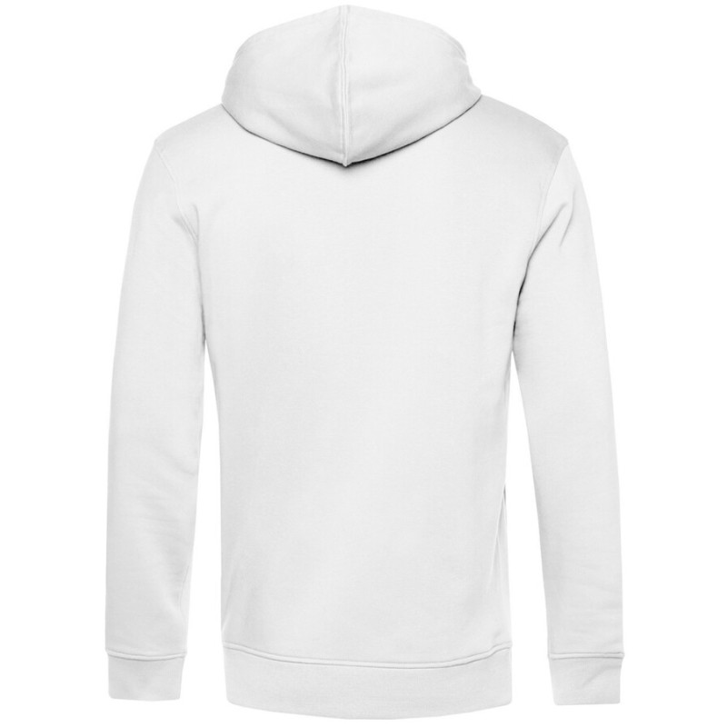 Sweat-shirt à capuche homme, coton BIO et polyester recyclé, 280 g/m²