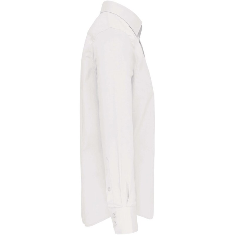 Chemise moderne ajustée manches longues sans repassage, 120 g/m²