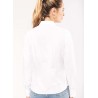 Chemise popeline manches longues femme facile d'entretien, 120 g/m²