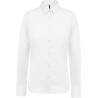 Chemise popeline manches longues femme facile d'entretien, 120 g/m²