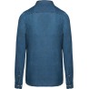 Chemise denim homme souple et confortable, coupe ajustée, 160 g/m²