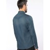 Chemise denim aspect délavé homme, excellente imprimabilité, 150 g/m²