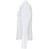 Chemise Pilote femme manches longues lisse et résistante, 115 g/m²