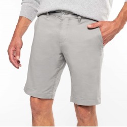 Bermuda chino homme moderne et ultra confortable, 245 g/m²