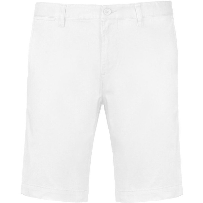 Bermuda chino homme moderne et ultra confortable, 245 g/m²