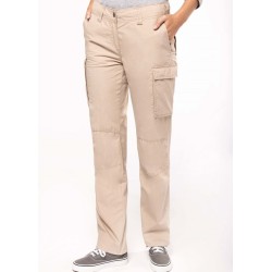 Pantalon léger multipoches pour femme léger et confortable, 140 g/m²