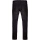 Jean basic en coton noir denim vieilli moderne et confortable, 390 g/m²