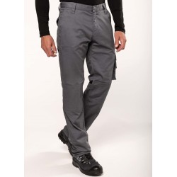 Pantalon de travail multipoches épais, souple et résistant, 255 g/m²