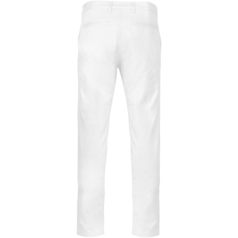 Pantalon chino homme moderne et légèrement stretch pour plus d'aisance