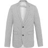 Veste blazer homme en maille interlock légère et confortable, 250 g/m²
