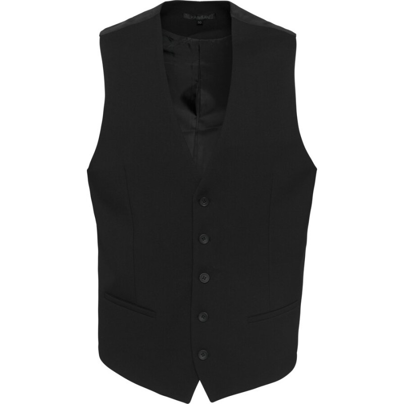 Gilet de service homme coupe ajustée pour un tomber parfait, 220 g/m²