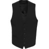 Gilet de service homme coupe ajustée pour un tomber parfait, 220 g/m²