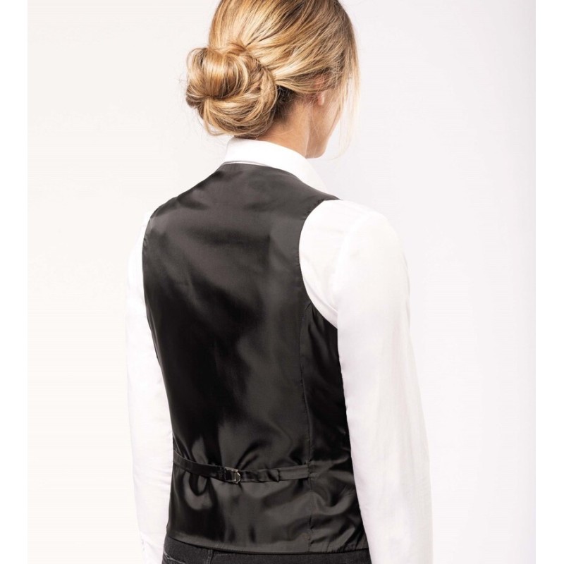 Gilet de service femme coupe ajustée pour un tomber parfait, 220 g/m²