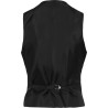 Gilet de service femme coupe ajustée pour un tomber parfait, 220 g/m²