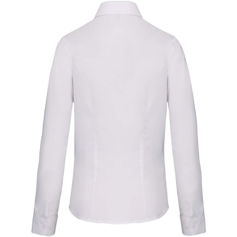 Chemise femme oxford manches longues facile d'entretien, 135 g/m²
