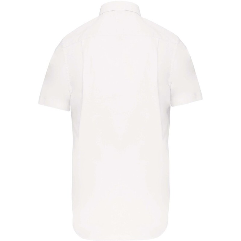 Chemise homme oxford manches courtes facile d'entretien, 135 g/m²