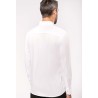 Chemise pilote manches longues homme, 2 poches poitrine, 115 g/m²