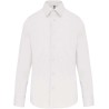 Chemise stretch manches longues pour homme en coton, 120 g/m²