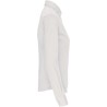 Chemise stretch manches longues pour femme en coton, 120 g/m²